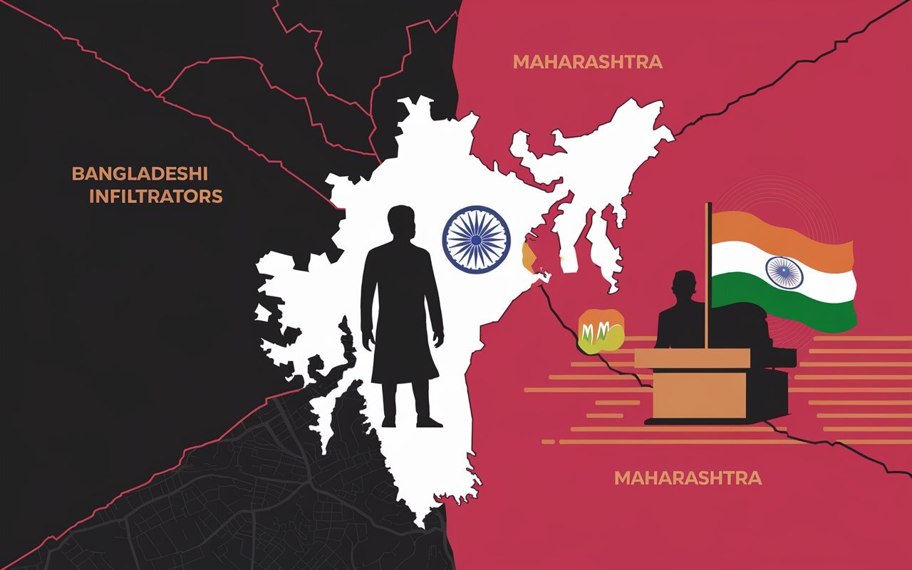 महाराष्ट्र मुसलमान बांग्लादेशी घुसपैठिया मुसलमानों के खिलाफ राजनीति
