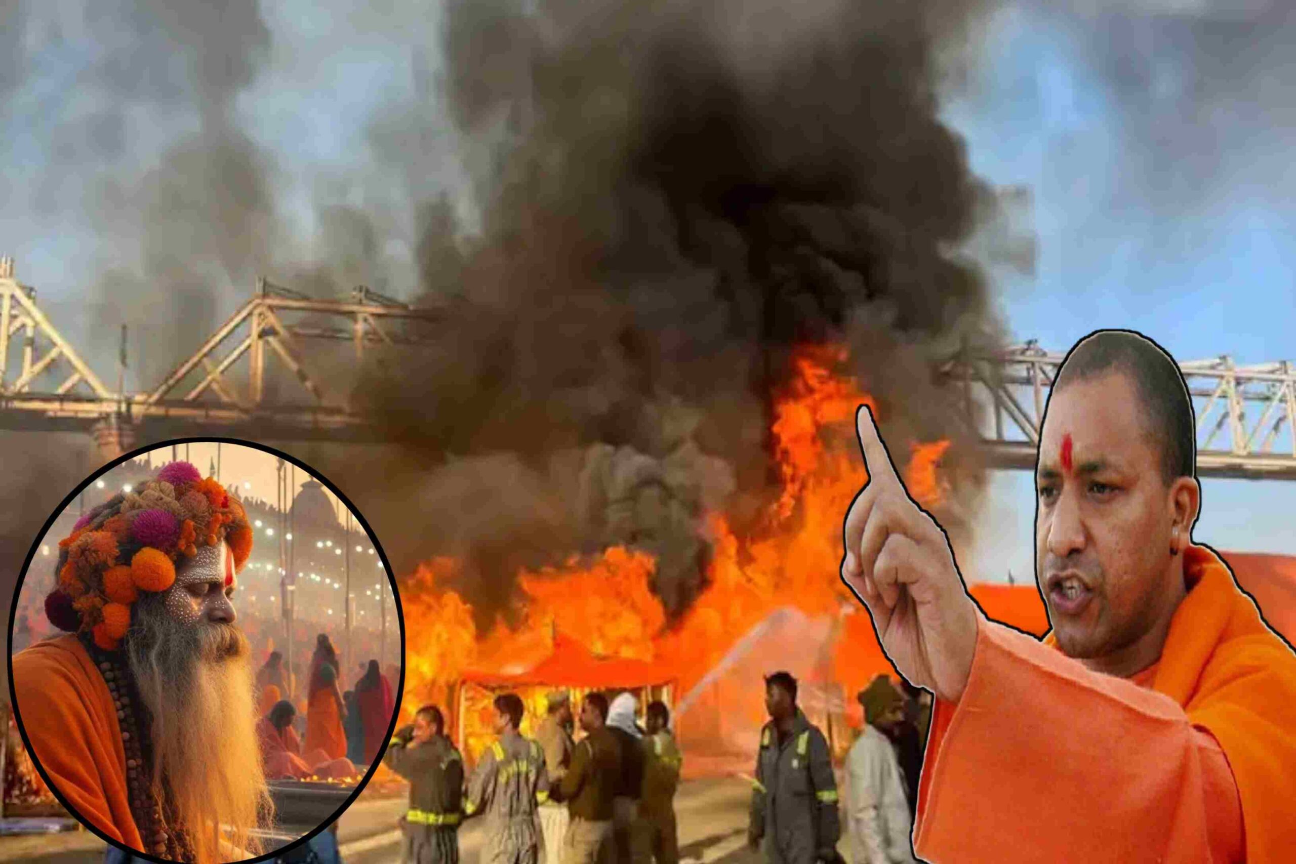 Prayagra Fire at Prayagraj Maha Kumbh A fire broke out in Sector 19